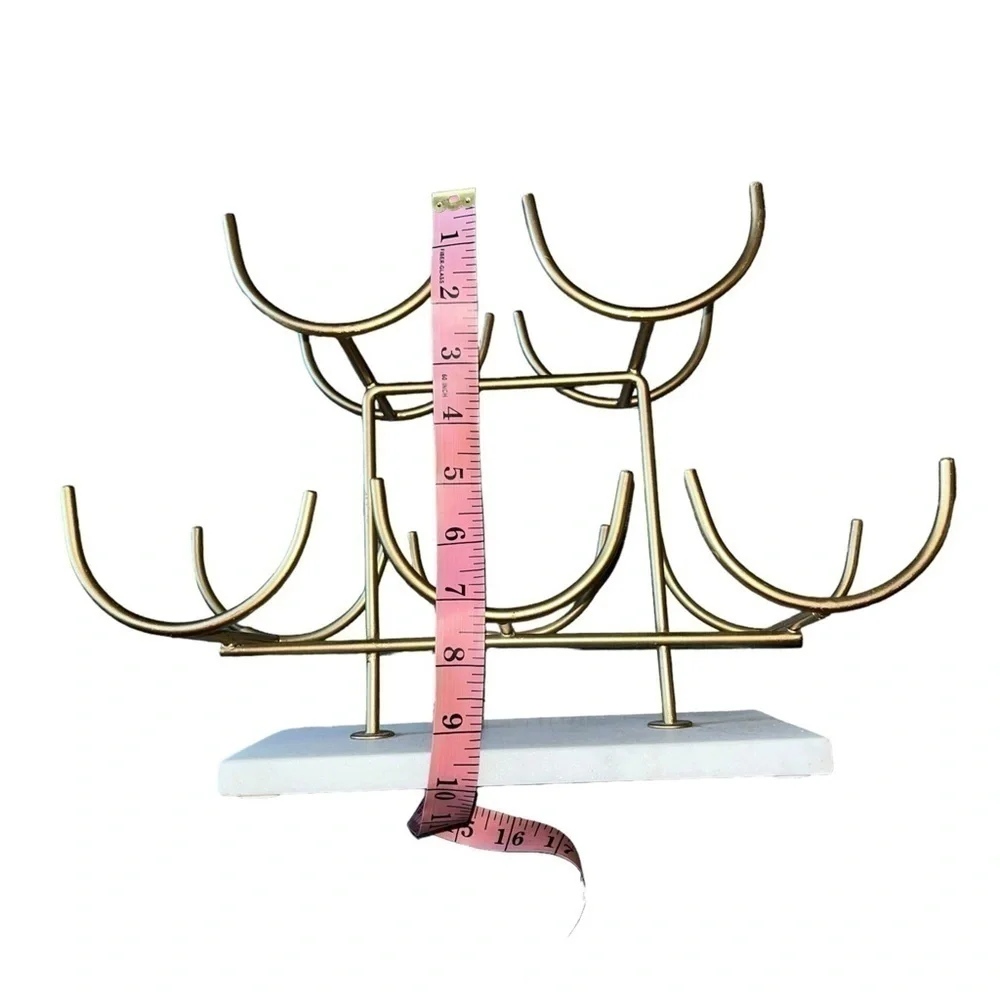 Gold Marble Terrazzo Wine Rack